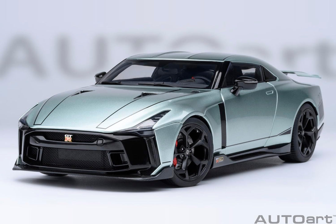 AUTOART-GT-R50 by Ital Design Green Metallic and Black