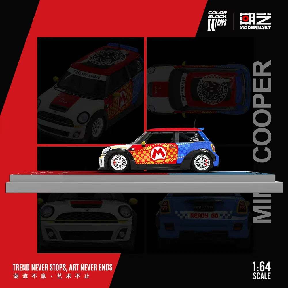 ModernArt 1:64-BMW Mini Cooper MARIO BROS. MD643645