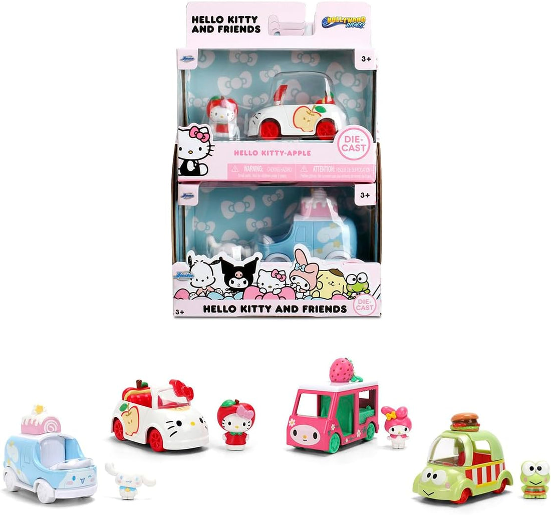 Sanrio Hello Kitty &amp; Friends Car Assortment - Jada Toys 85338-W1-1/55  (en magasin seulement)