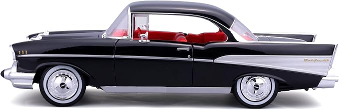 Maisto 1:18 1957 Chevrolet Bel Air Coupe – Black – Special Edition – 31477BK