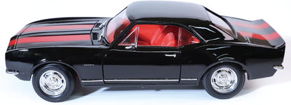 Lucky Die Cast 1:18 1967 Chevrolet Camaro Z/28 – Black with Red Stripes – 92188-BLACK