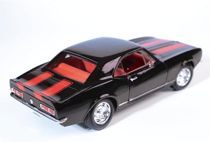 Lucky Die Cast 1:18 1967 Chevrolet Camaro Z/28 – Black with Red Stripes – 92188-BLACK