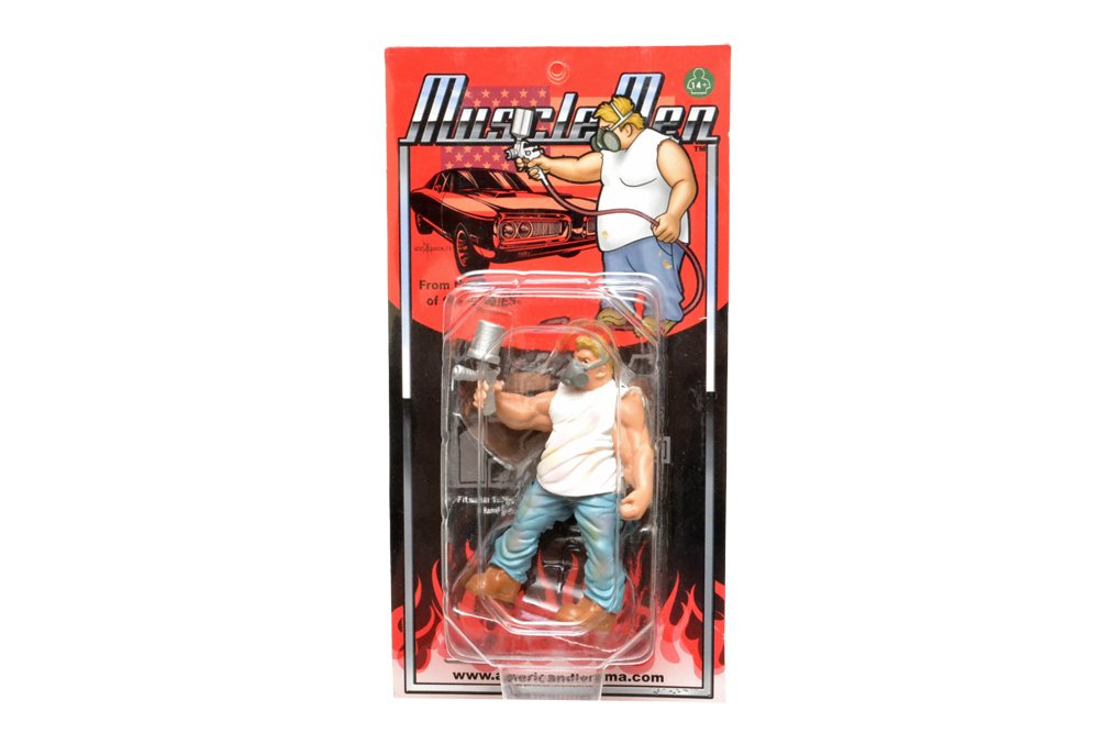 Custom Van Go Figure White - American Diorama 1:18 Musclemen Series II - AD-23811