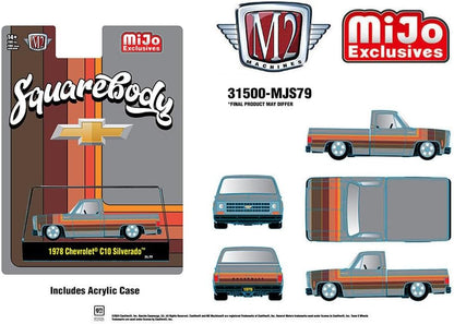(PRE-ORDER 2025) 1978 Chevrolet C10 Silverado Squarebody Pickup Truck (Cool Grey)