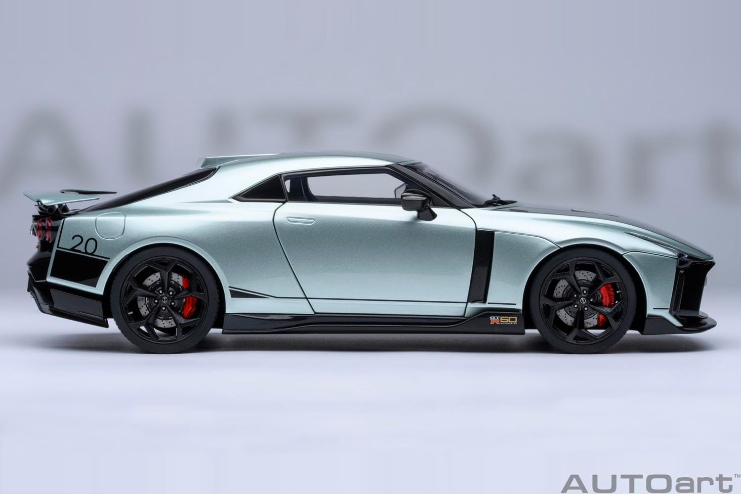 AUTOART-GT-R50 by Ital Design Green Metallic and Black