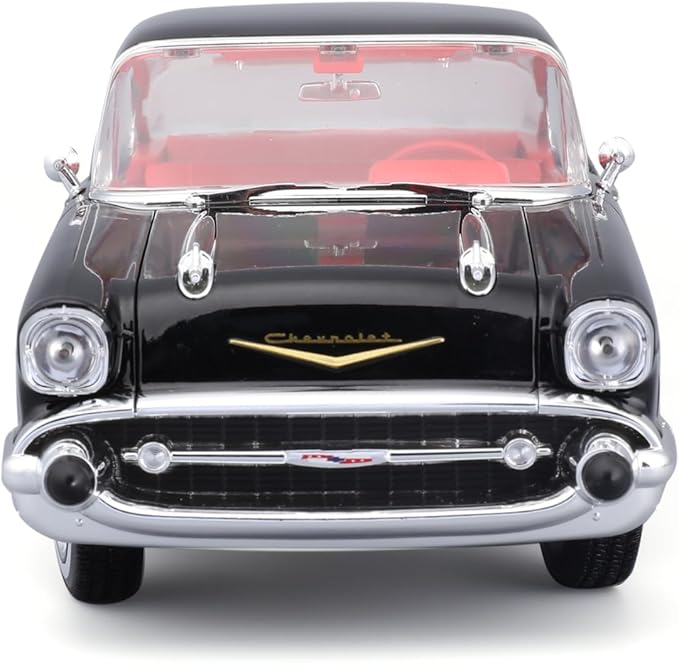 Maisto 1:18 1957 Chevrolet Bel Air Coupe – Black – Special Edition – 31477BK