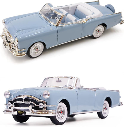 Lucky Die Cast 1:18 Packard Caribbean Cabriolet 1953 – Bleu clair – 92798BLUE