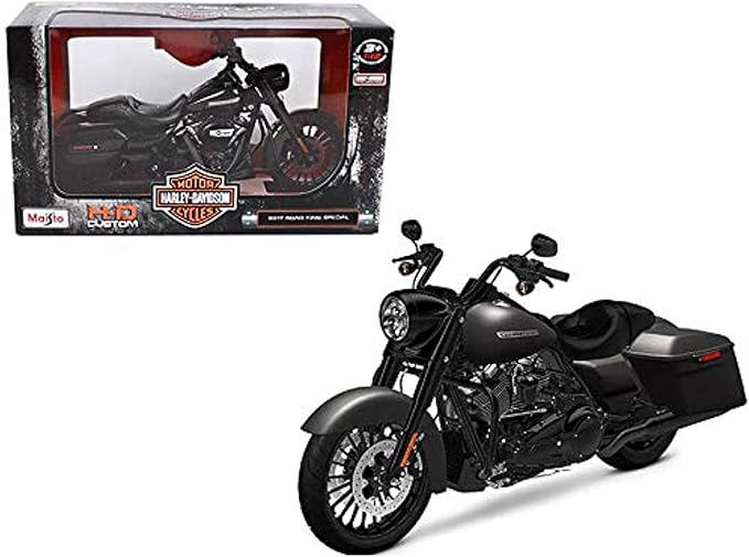 Maisto 1:12 2017 Harley-Davidson Road King Special – Noir – 32336-maisto