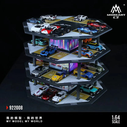 MoreArt 1/64-OCTAGONAL TOWER PARKING MODEL LOT 02 MO922008