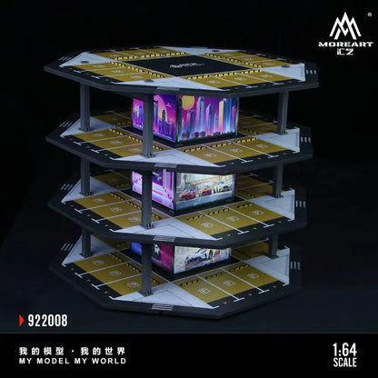 MoreArt 1/64-OCTAGONAL TOWER PARKING MODEL LOT 02 MO922008