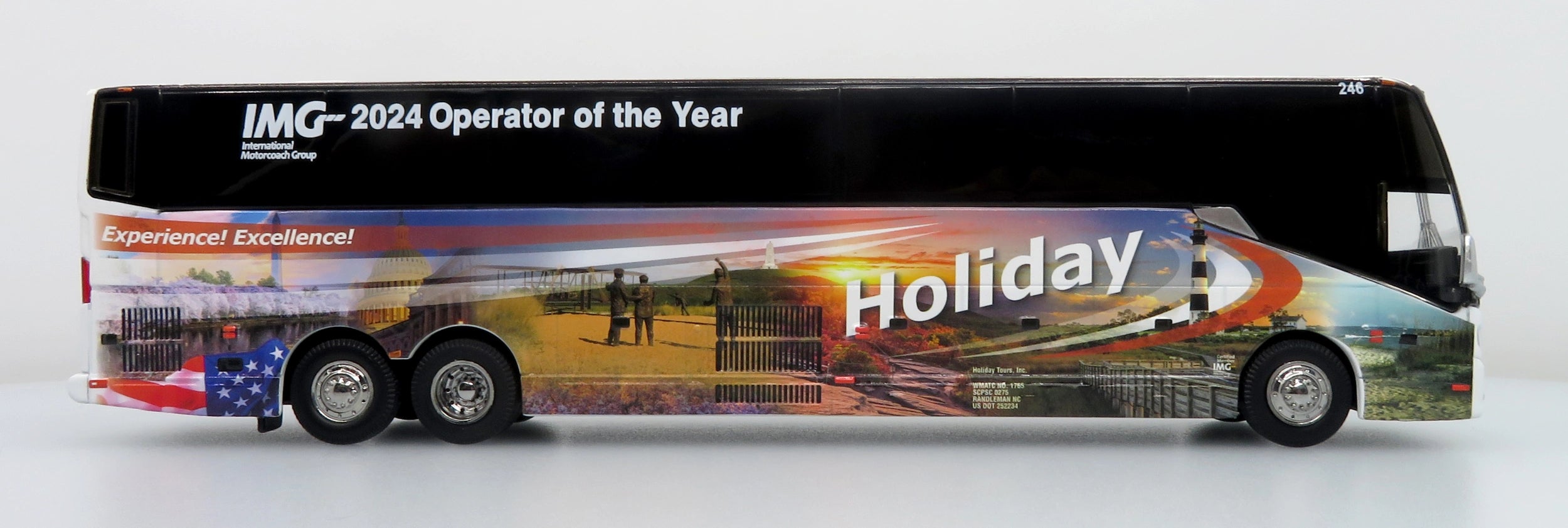Prevost H3-45 Coach: Holiday Tours 2024 - IMG Co of the Year