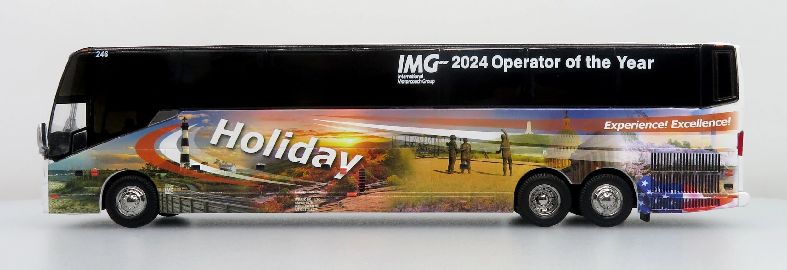 Prevost H3-45 Coach: Holiday Tours 2024 - IMG Co of the Year