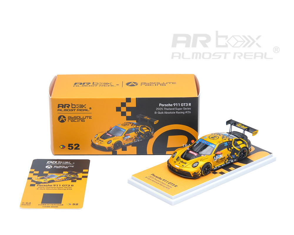 (PRE-ORDER 2026) Porsche 911 GT3 R B-Quik Absolute Racing 