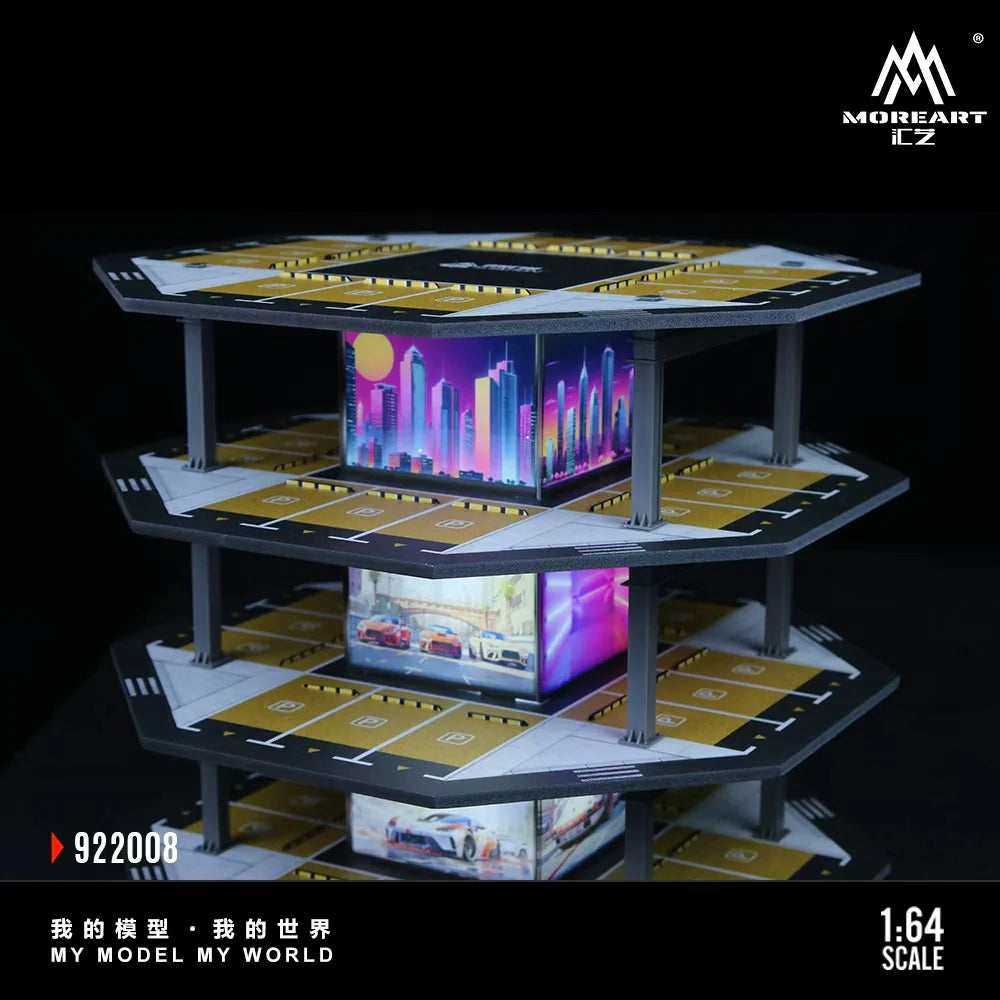 MoreArt 1/64-OCTAGONAL TOWER PARKING MODEL LOT 02 MO922008