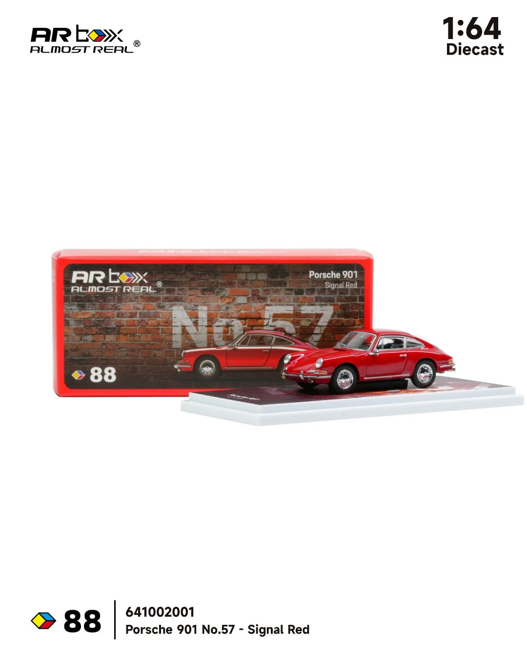(PRE-ORDER 2027) Almost Real 1:64 Porsche 901 