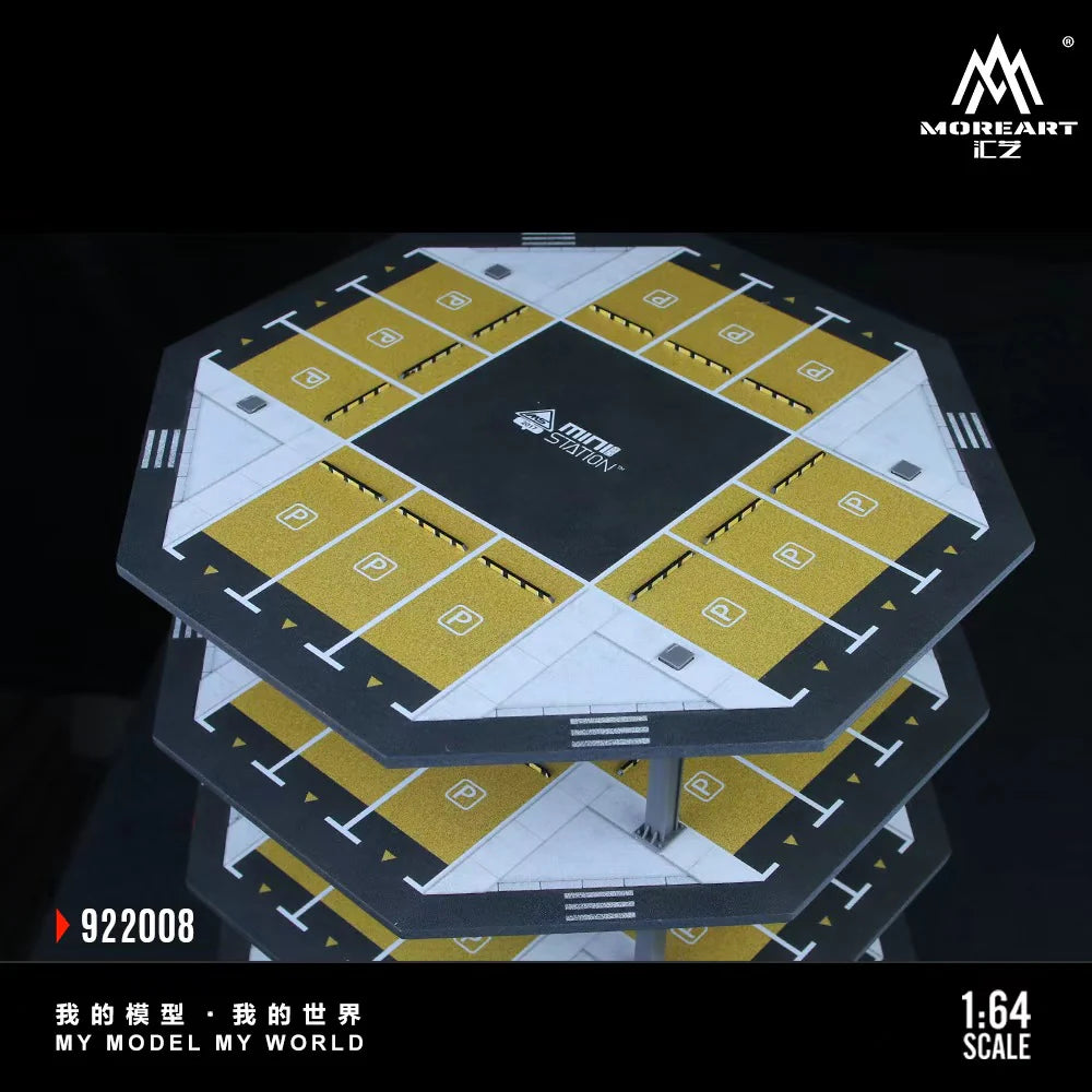 MoreArt 1/64-OCTAGONAL TOWER PARKING MODEL LOT 02 MO922008