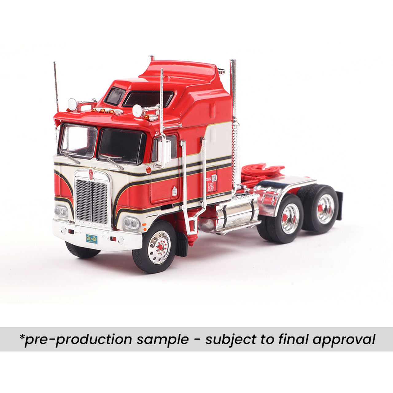 1976 Kenworth K100 Aerodyne - Red (1:64)