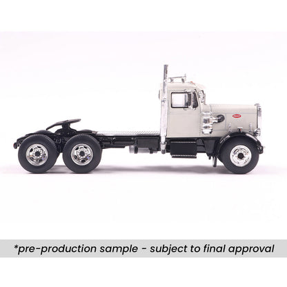 1955 Peterbilt 281 - White w/ Black Fenders (1:64)