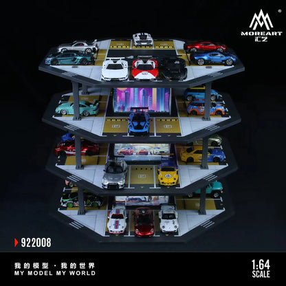 MoreArt 1/64-OCTAGONAL TOWER PARKING MODEL LOT 02 MO922008