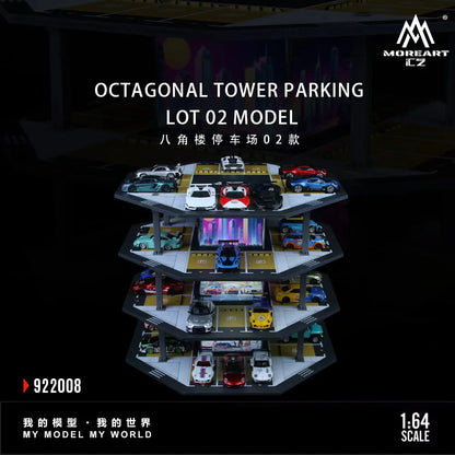 MoreArt 1/64-OCTAGONAL TOWER PARKING MODEL LOT 02 MO922008