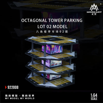 MoreArt 1/64-OCTAGONAL TOWER PARKING MODEL LOT 02 MO922008