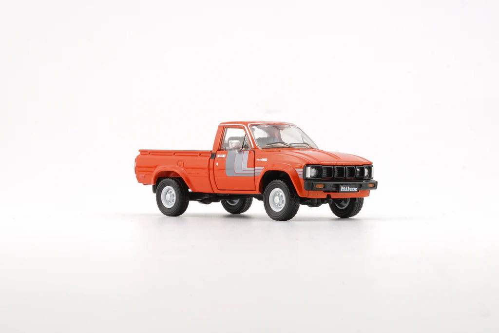 BM CREATIONS 1/64 - 1980 Toyota Hilux (RHD) - Orange - 64B0265