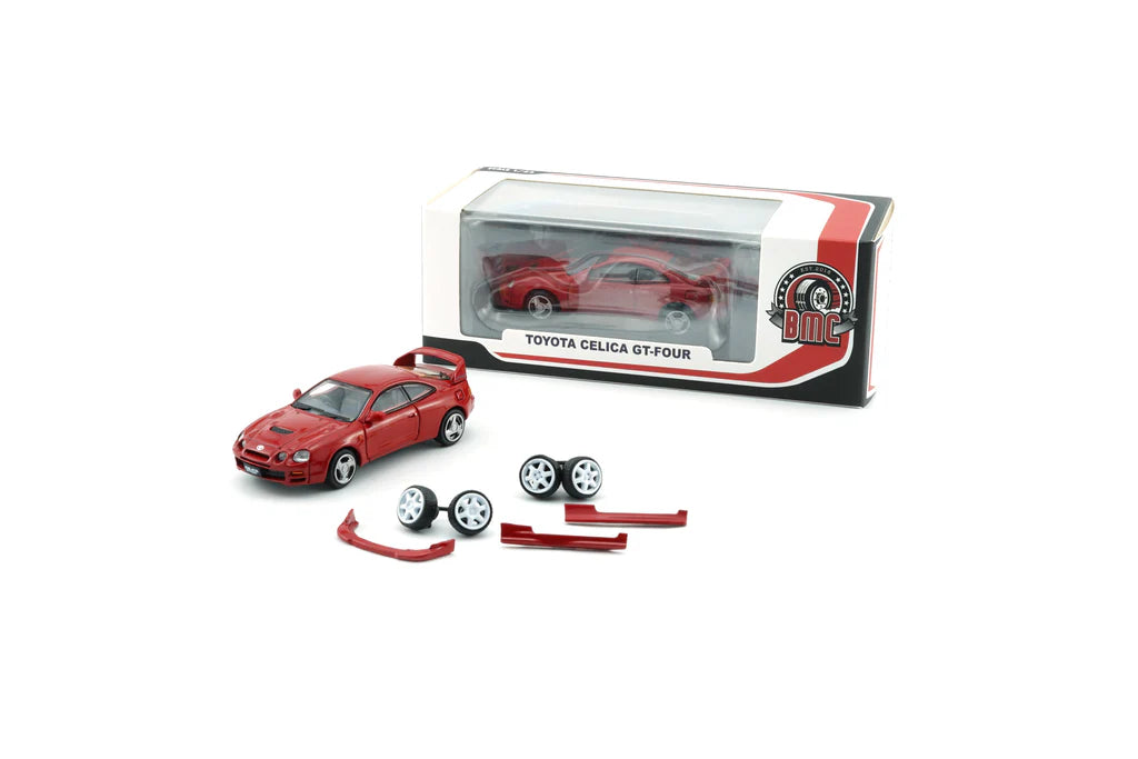 BM CREATIONS 1/64 - Toyota Celica GT Four - RED (LHD) - 64B0418