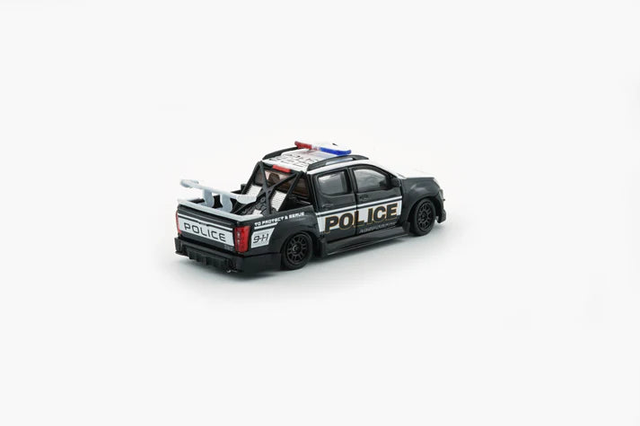 (PRE-ORDER 2026) Isuzu D-Max 2018 Low Rider Fake Police LHD 1:64 BM Creations 64B0508