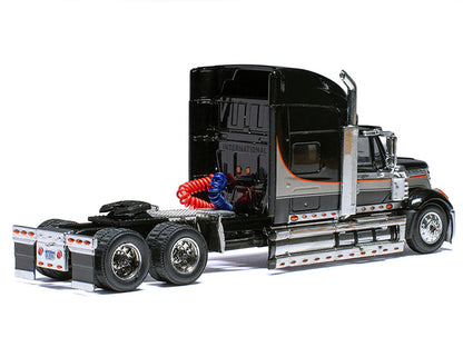 2010 International Lonestar Truck Tractor (Black with Silver Stripes)
