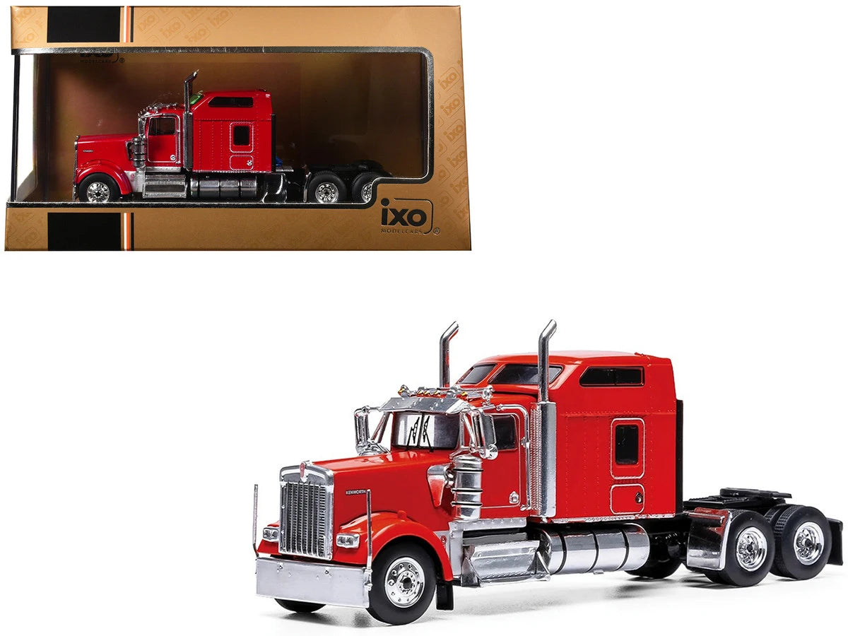 IXO Models 1:64 1990 Kenworth W900 – Red – 64TR014A