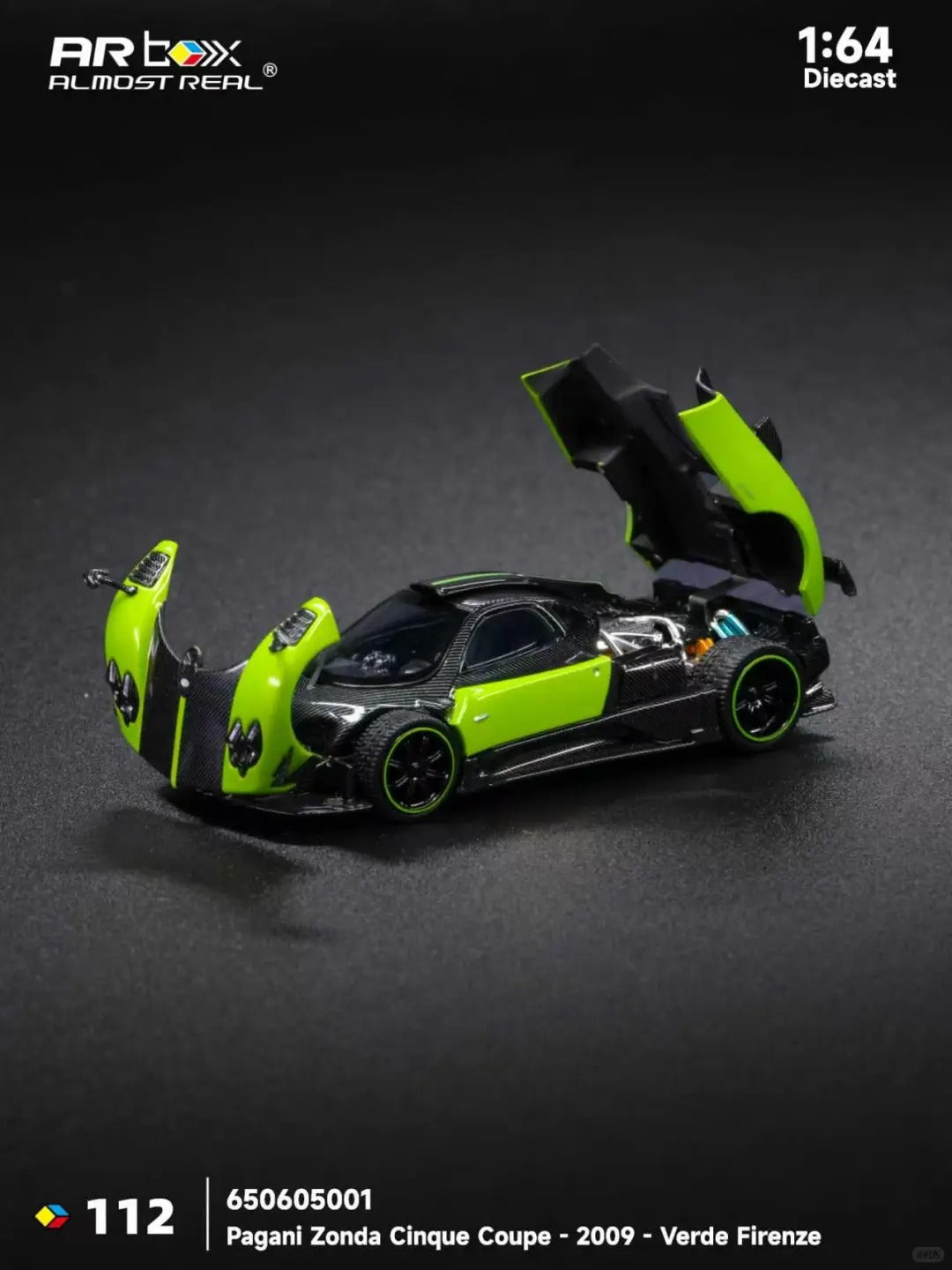(PRE-ORDER 2027) Almost Real 1:64 Pagani Zonda Cinque Coupé 2009 