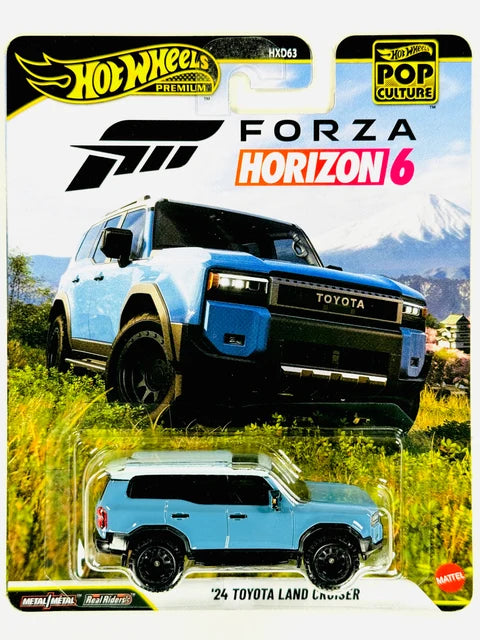 Hot Wheels Premium Pop Culture T Case 2026 1:64 2024 Toyota Land Cruiser – Forza Horizon 6 – JHX02