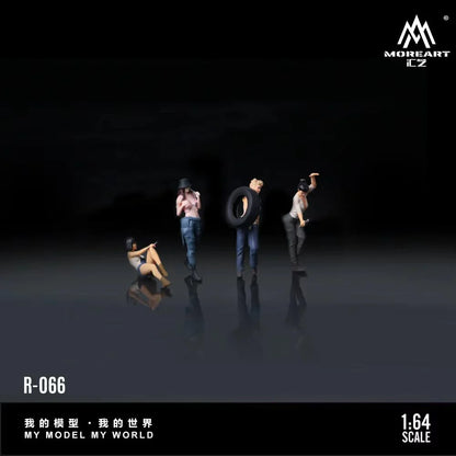 MoreArt 1:64 Diorama ensemble de figurines de travailleuses souriantes – MO223066