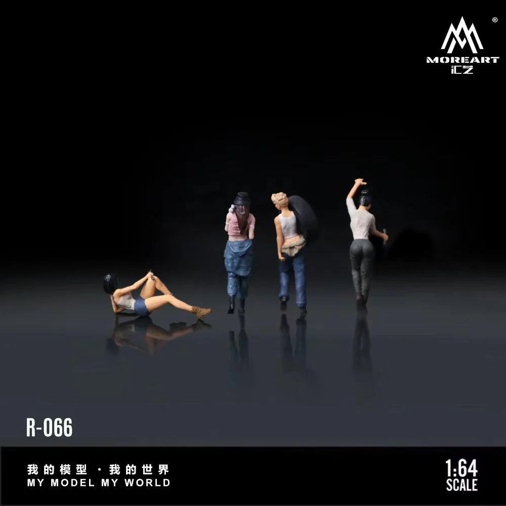 MoreArt 1:64 Diorama ensemble de figurines de travailleuses souriantes – MO223066