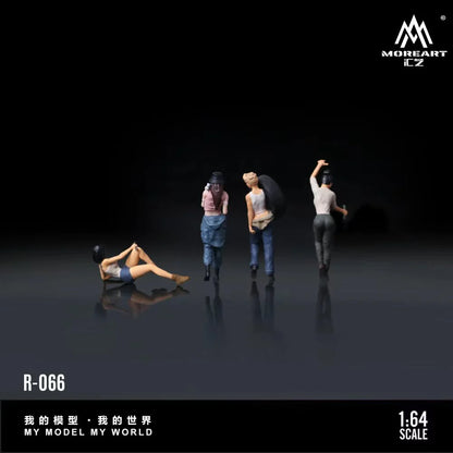 MoreArt 1:64 Diorama ensemble de figurines de travailleuses souriantes – MO223066