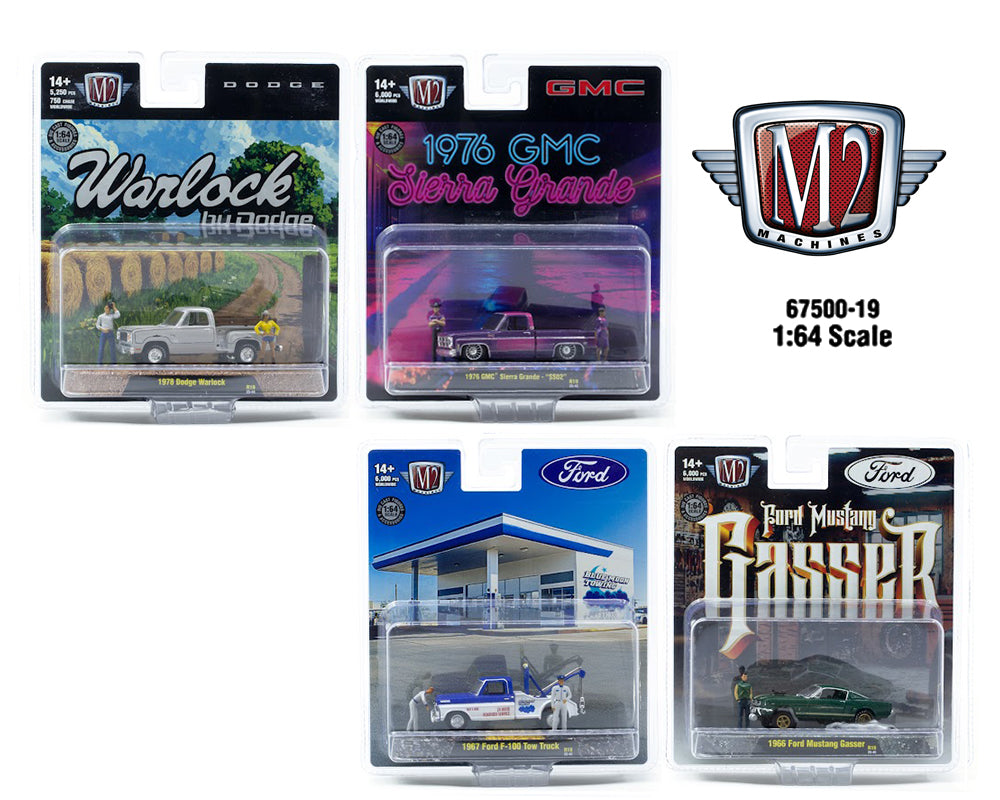 M2 Machines 1:64 Diorama 2026 Release 19 Assortment (67500-19)