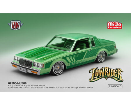 (PRE-ORDER 2027) M2 Machines 1:64 Diorama Series 1987 Buick Regal Lowriders with 2 Female Figures – MiJo Exclusives – 67500-MJS09