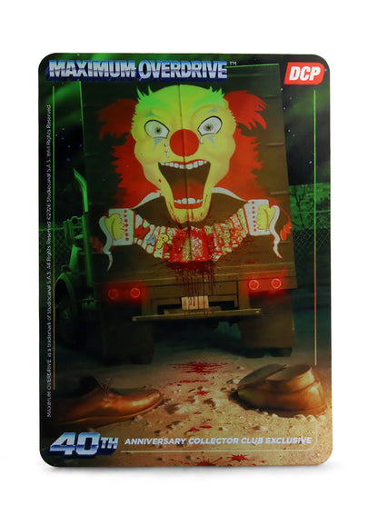 (Limit 1 par client) Western Star blanc avec tête Green Goblin et remorque vintage 40 pi Maximum Overdrive 40e anniversaire DCP 1:64 – 68-2287