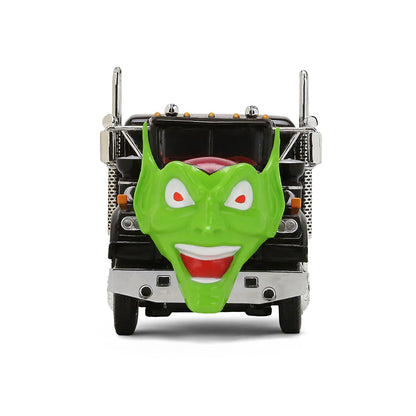 (Limit 1 par client) Western Star blanc avec tête Green Goblin et remorque vintage 40 pi Maximum Overdrive 40e anniversaire DCP 1:64 – 68-2287