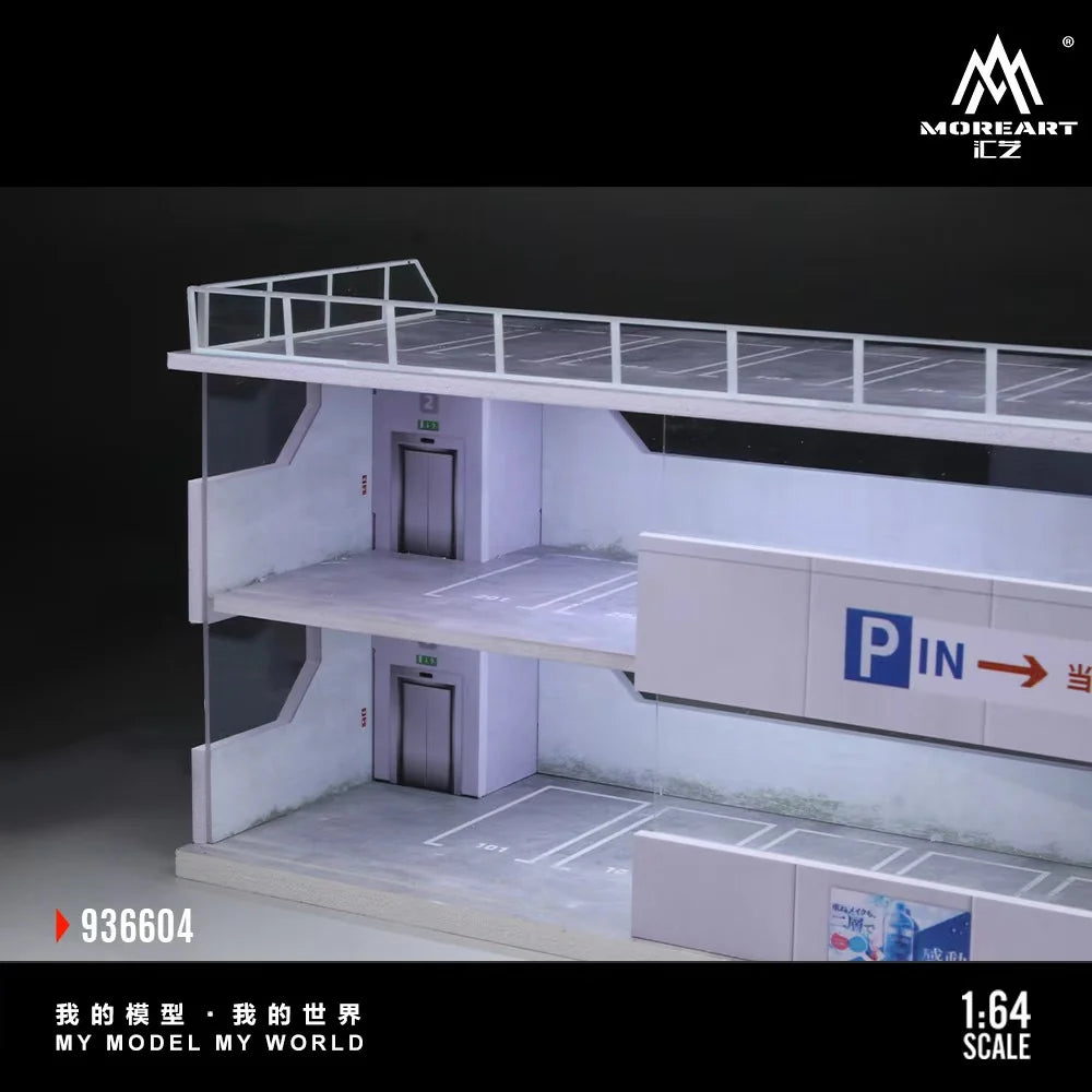 Japanese Parking Building Scene D – MoreArt 1:64 MO936604