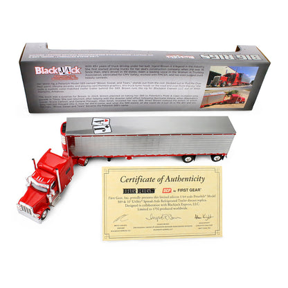 First Gear 1:64 Peterbilt Model 589 Blackjack Express Reefer Trailer – 69-2170