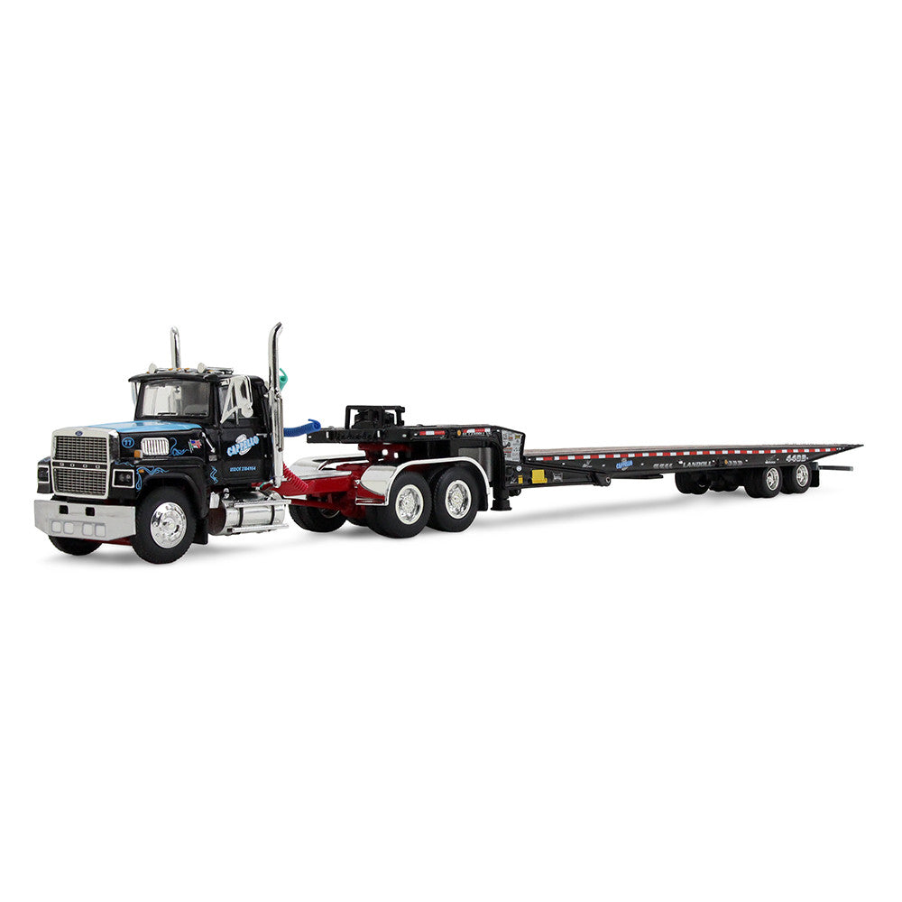 1/64 Cappello Heavy Transport Ford LTL 9000 Day Cab &amp; Landoll 440B-50CA Traveling