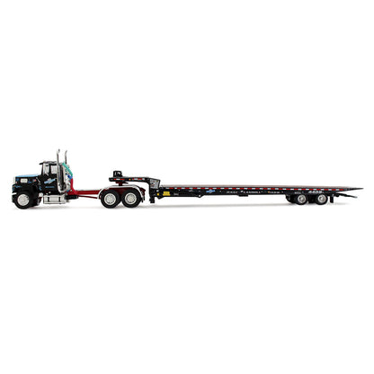 1/64 Cappello Heavy Transport Ford LTL 9000 Day Cab &amp; Landoll 440B-50CA Traveling