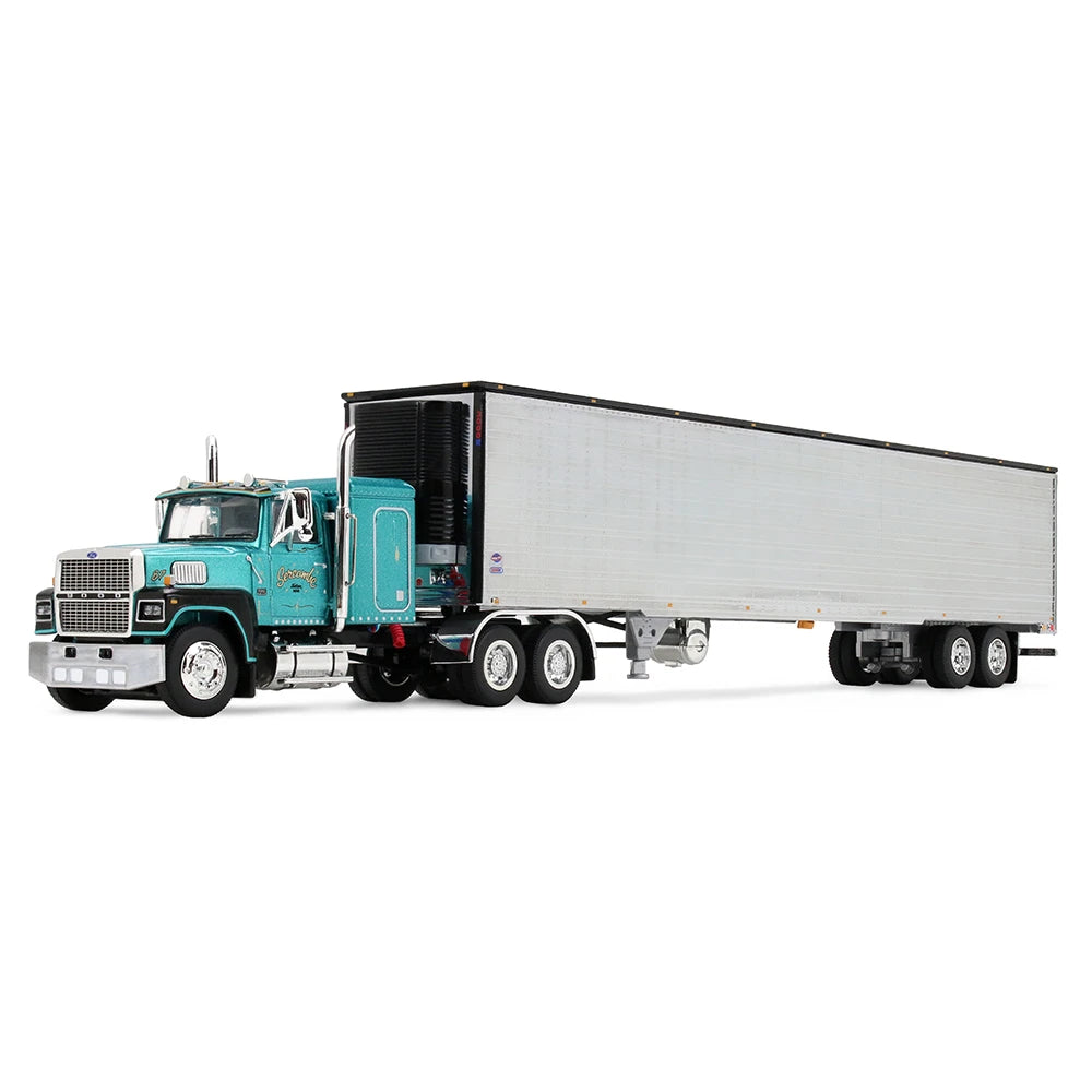 First Gear 1:64 Red’s Favorites – Ford LTL 9000 Tom Sercombe avec cabine couchette 48 po et remorque frigorifique 53 pi – 69-2352