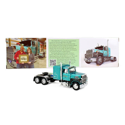 First Gear 1:64 Red’s Favorites – Ford LTL 9000 Tom Sercombe avec cabine couchette 48 po et remorque frigorifique 53 pi – 69-2352