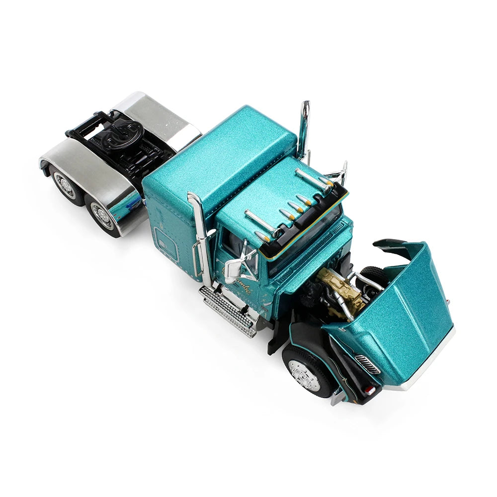 First Gear 1:64 Red’s Favorites – Ford LTL 9000 Tom Sercombe avec cabine couchette 48 po et remorque frigorifique 53 pi – 69-2352