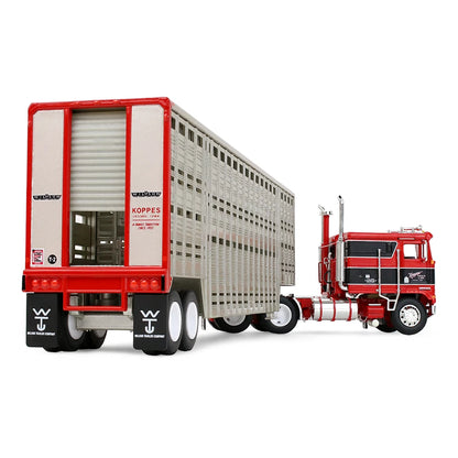 DCP by First Gear 1:64-Koppes Truck Line Kenworth K100 COE Flat Top &amp; 45&