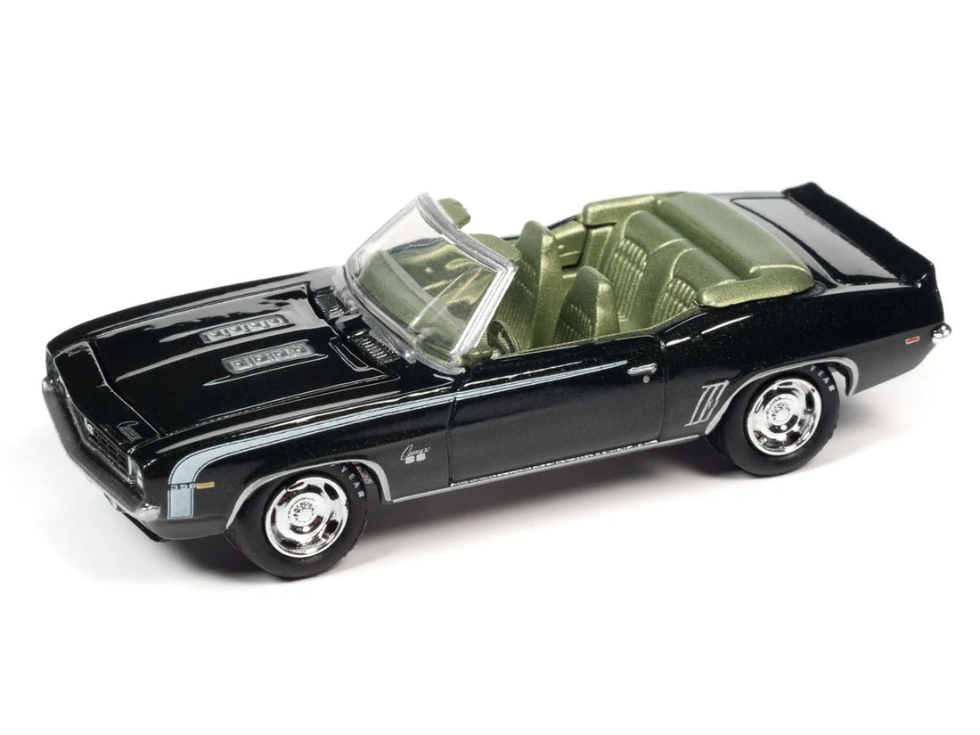 1969 Chevrolet Camaro RS/SS Convertible (Fathom Green Poly w/White Hockey Side Stripe)