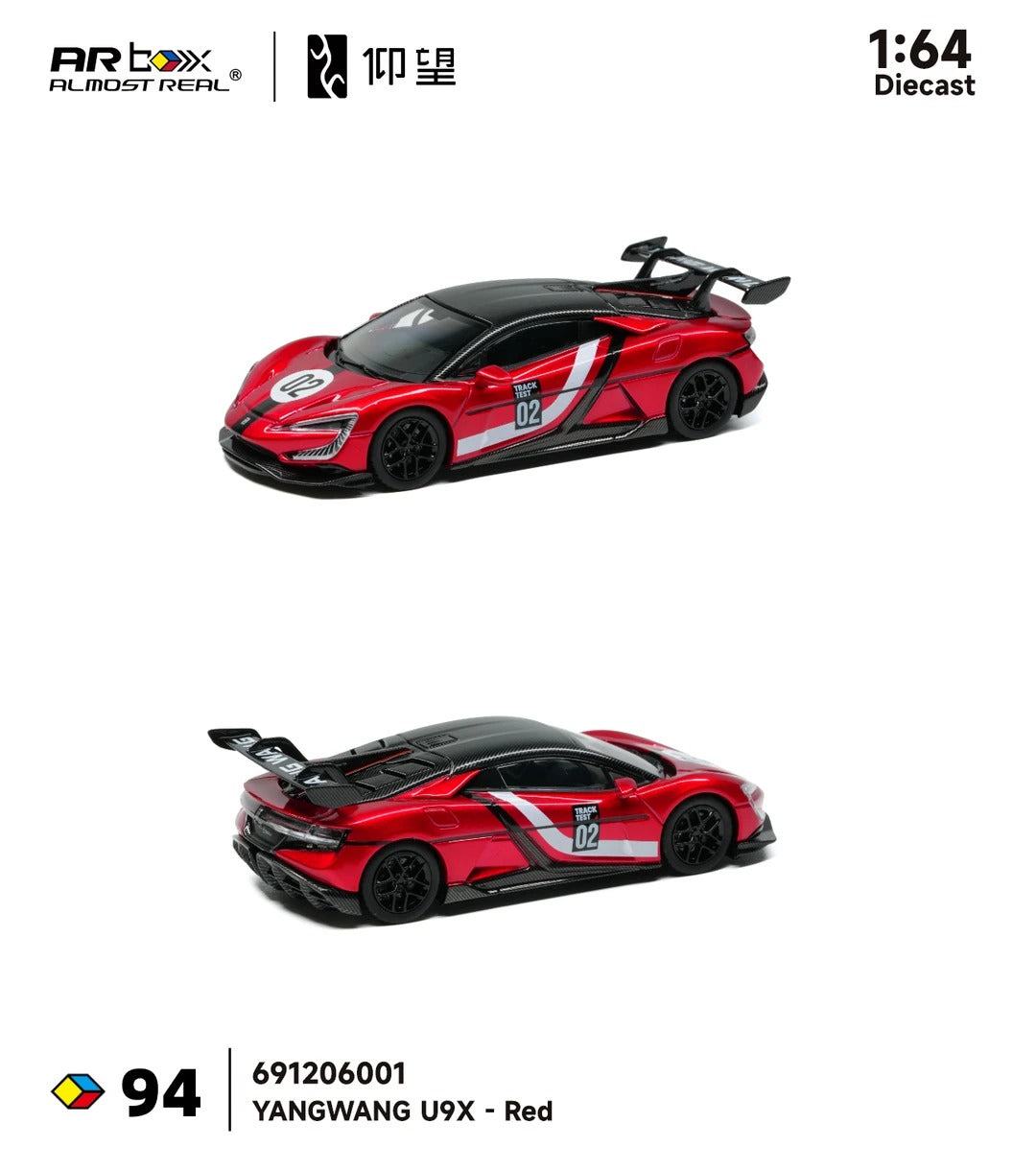 (PRE-ORDER 2027) Almost Real 1:64 YANGWANG U9X – Rouge – APA XPO 2026 – 691206001