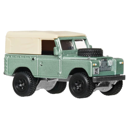 Hot Wheels Car Culture 1:64 Fraser’s Land Rover Series II – 10th Anniversary 2026 Road Trip JKF06